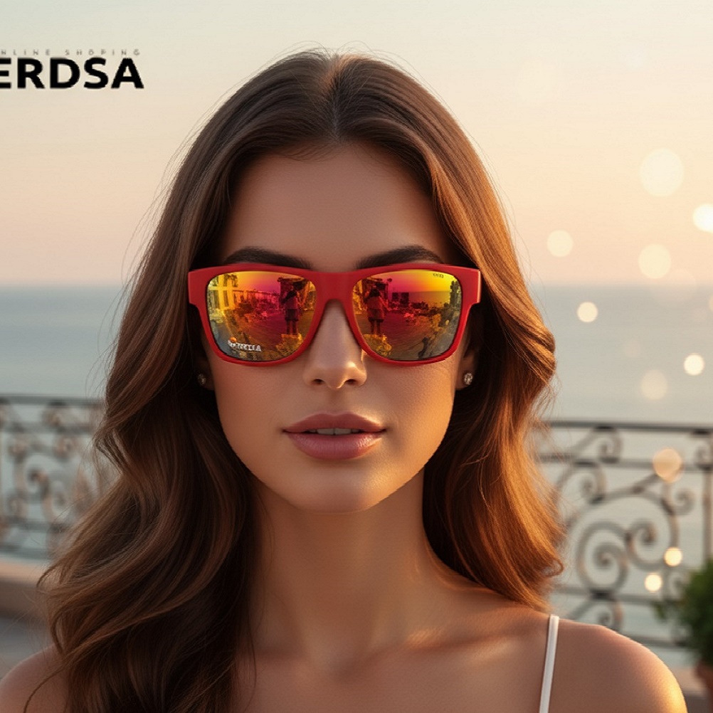  عینک آفتابی زنانه و مردانه FOX براق کد 1404 شیک